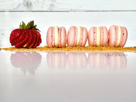 Strawberry Cheesecake Macarons Recipe E-Book